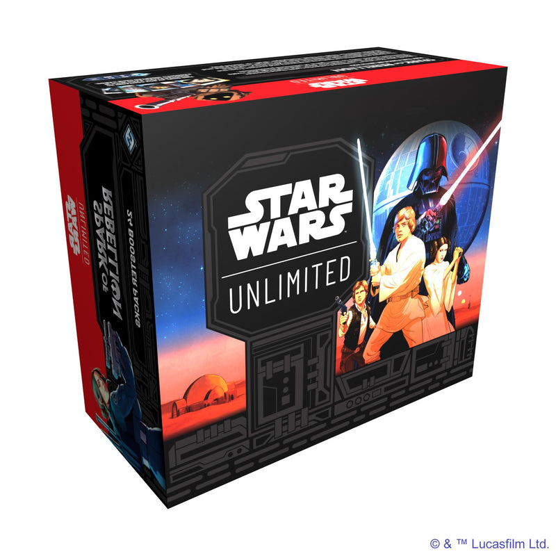 Star Wars: Unlimited TCG Spark of Rebellion BOOSTER DISPLAY (Set of 24 Booster Packs) - Trading Card Game for Kids & Adults, Ages 12+, 2+ Players, 20 Min Playtime, Made by Fantasy Flight Games