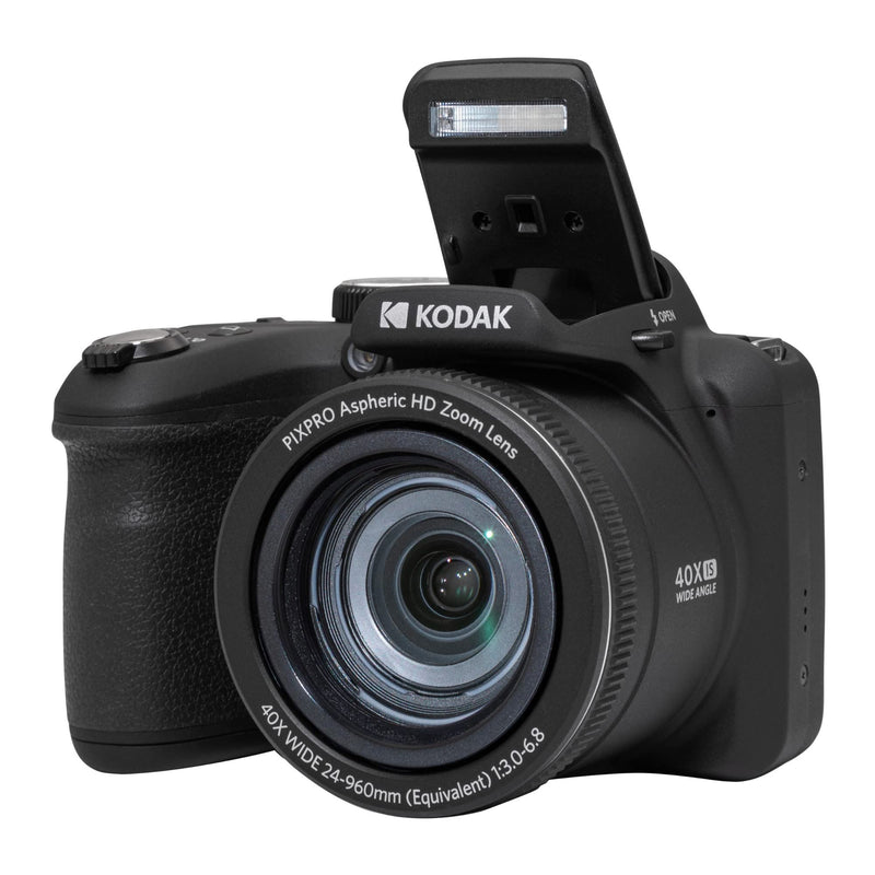 KODAK PIXPRO Astro Zoom AZ405-BK 20MP Digital Camera with 40X Optical Zoom 24mm Wide Angle 1080P Full HD Video and 3" LCD (Black)