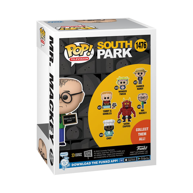 Funko Pop! TV: South Park - Mr. Mackey With Sign - Collectable Vinyl Figure - Gift Idea - Official Merchandise - Toys for Kids & Adults - Cartoons Fans - Model Figure for Collectors and Display