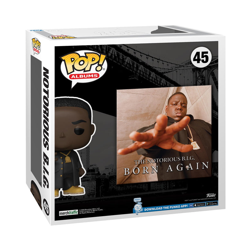 Funko Pop! Albums: Biggie Smalls - Notorious BIG - Born Again - Music - Collectable Vinyl Figure - Gift Idea - Official Merchandise - Toys for Kids & Adults - Music Fans - Model Figure for Collectors