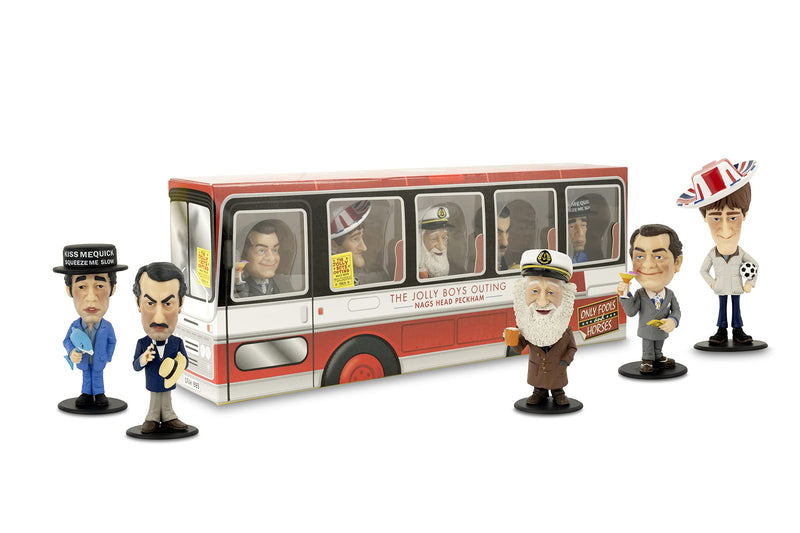 Sporting Profiles Only Fools and Horses The Jolly Boys Outing Limited Edition Bobble Head Bobblehead Set in Coach Box