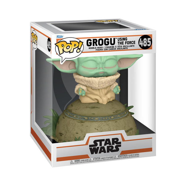 Funko Pop! Deluxe: Star Wars: the Mandalorian - Grogu Using Force (the Child, Baby Yoda) - (Grogu Using Force (the Child, Baby Yoda), Baby Yoda) Using the Force - Collectable Vinyl Figure - Gift Idea