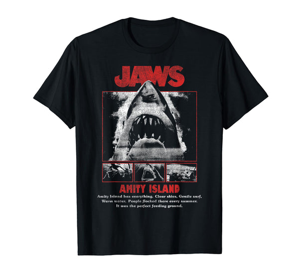 Jaws Movie Pop Poster T-Shirt