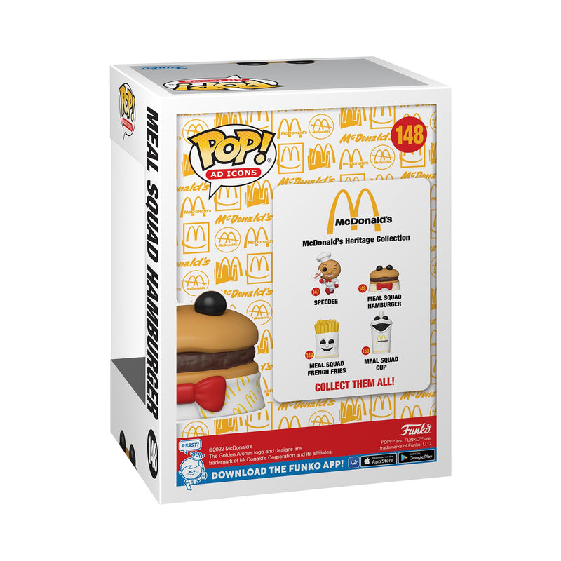 Funko POP! Ad Icons: McDonalds - Hamburger - McDonald's - Collectable Vinyl Figure - Gift Idea - Official Merchandise - Toys for Kids & Adults - Ad Icons Fans - Model Figure for Collectors