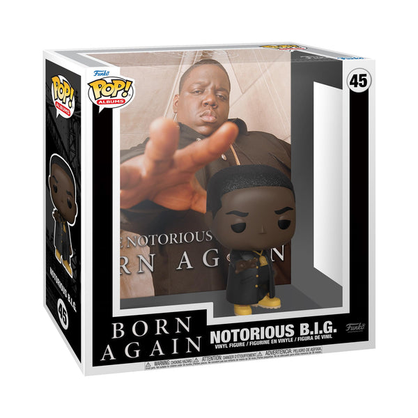 Funko Pop! Albums: Biggie Smalls - Notorious BIG - Born Again - Music - Collectable Vinyl Figure - Gift Idea - Official Merchandise - Toys for Kids & Adults - Music Fans - Model Figure for Collectors