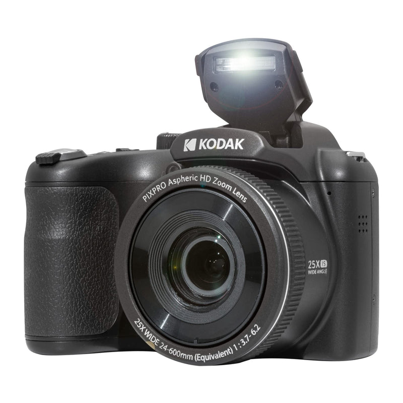 KODAK PIXPRO Astro Zoom AZ255-BK 16MP Digital Camera with 25X Optical Zoom 24mm Wide Angle 1080P Full HD Video and 3" LCD (Black)