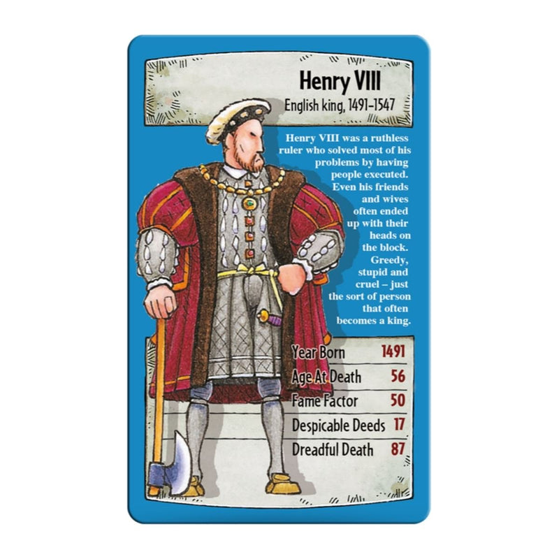 Horrible Histories Top Trumps Card Game