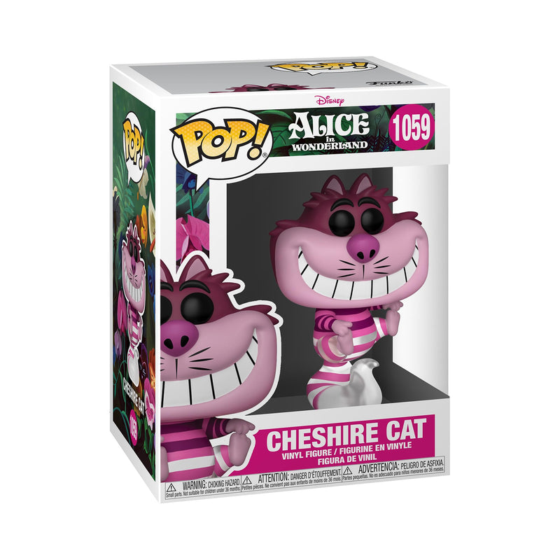 Funko POP! Disney: Alice 70th – Cheshire Cat - Translucent - Alice In Wonderland - Collectable Vinyl Figure - Gift Idea - Official Merchandise - Toys for Kids & Adults - Movies Fans