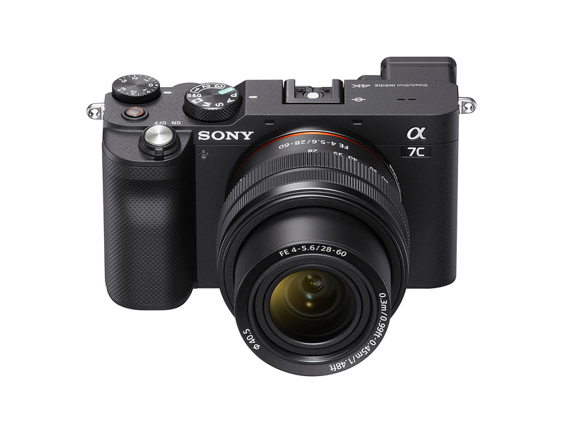 Sony Alpha 7 C | Full-frame Mirrorless Camera with Sony FE 28-60mm F4-5.6 Interchangeable Zoom Lens (Compact and Lightweight, Real-time Autofocus, 24.2 Megapixels, 5-Axis Stabilisation) - Black