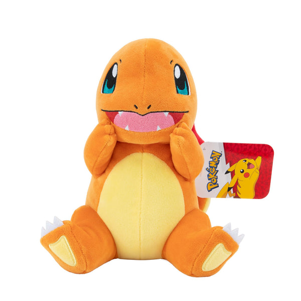 Pokémon Official & Premium Quality 8-inch Charmander Adorable, Ultra-Soft, Plush Toy, Perfect for Playing & Displaying-Gotta Catch ‘Em All