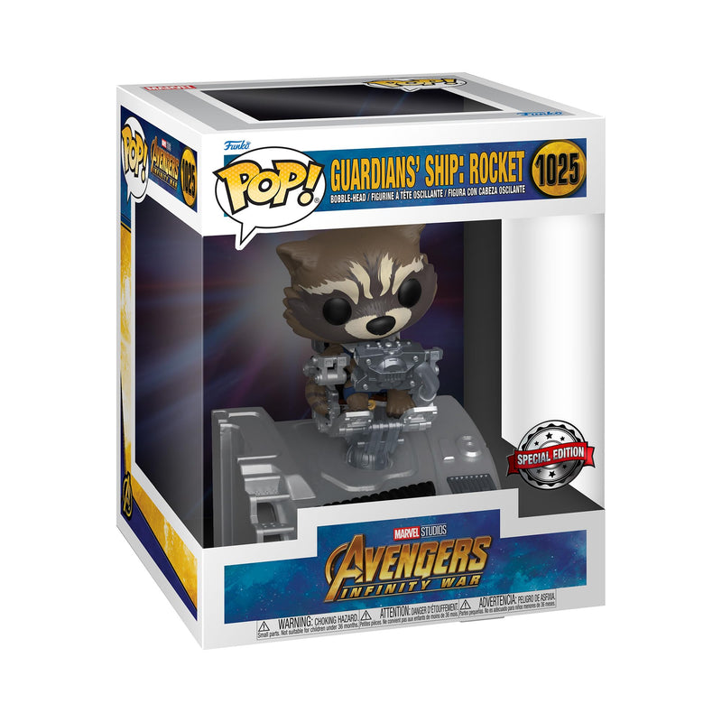 Funko Pop! Deluxe: Marvel - Guardians Of the Galaxy Ship - Rocket Raccoon - Avengers - Collectable Vinyl Figure - Gift Idea - Official Merchandise - Toys for Kids & Adults - Movies Fans