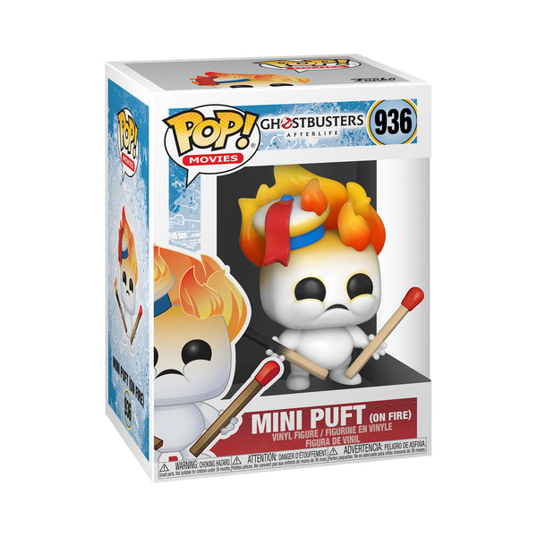 Funko Pop! Movies: Ghostbusters: Afterlife-Mini Puft on Fire - Collectable Vinyl Figure - Gift Idea - Official Merchandise - Toys for Kids & Adults - Movies Fans - Model Figure for Collectors