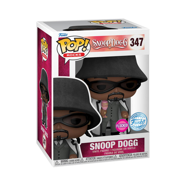 Funko POP! Rocks: Snoop Dogg - (BET 2002) - Flocked - Amazon Exclusive - Collectable Vinyl Figure - Gift Idea - Official Merchandise - Toys for Kids & Adults - Music Fans