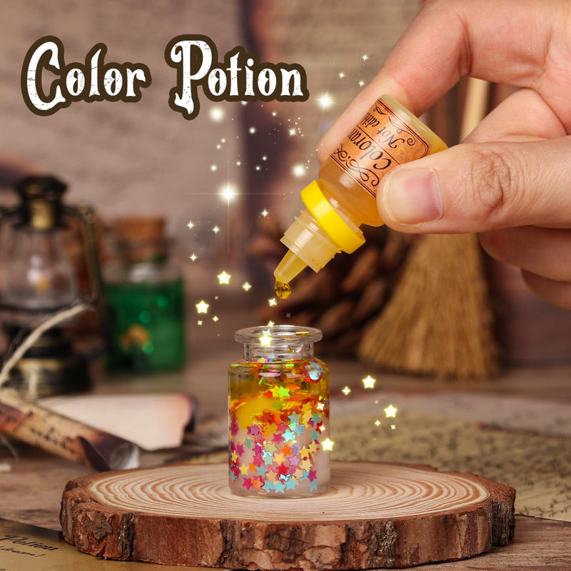 DECOHOME Mystery Potions Kit for Kids, 20 Magic Mix Wizard Potion Bottles, Craft Toys Creative Christmas Birthday Gifts for Boys & Girls Age 6 7 8 9 10+