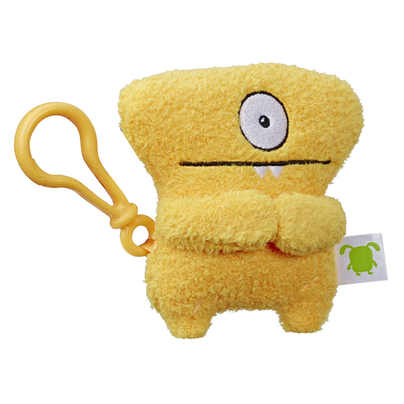 Hasbro Uglydolls Wedgehead to-Go Stuffed Plush Toy with Clip, 5" Tall