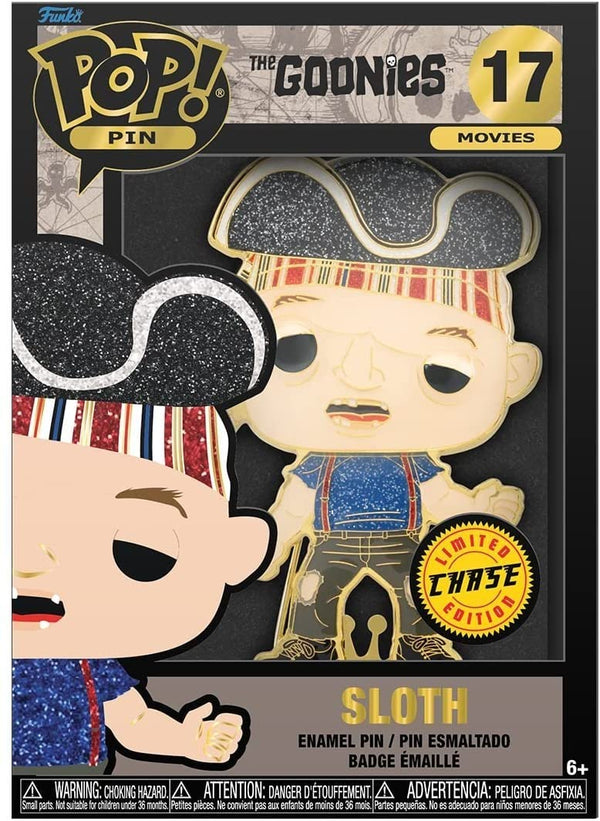 Funko Large Enamel Pin GOONIES: SLOTH - Sloth - the Goonies Enamel Pins - Cute Collectable Novelty Brooch - for Backpacks & Bags - Gift Idea - Official Merchandise - Movies Fans