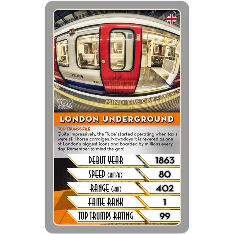 Trains Top Trumps Card Game