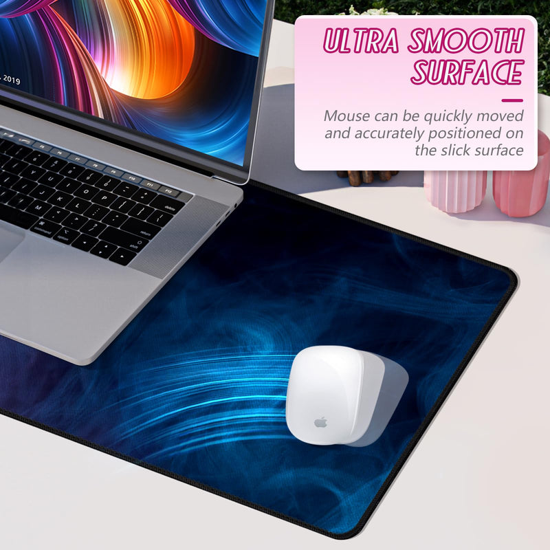 YUWLDD Mouse Pad Gaming Large Desk Pad (31.5 x 11.8 x0.12 inch) Washable Mouse Pad Laptop Desk Mat, Japanese Mouse Pad with Anti-Slip Rubber Base, Extended Mouse Pad for Office & Home.