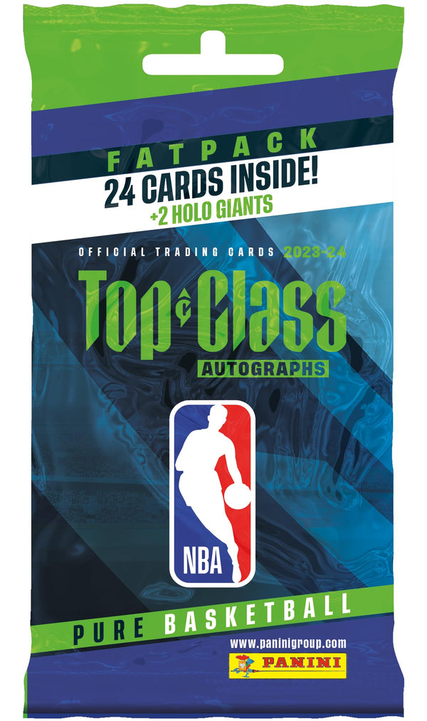 Panini 004637B26FPF Top Class NBA 2024 Trading Fat Pack 24 Cards + 2 Holo Giants