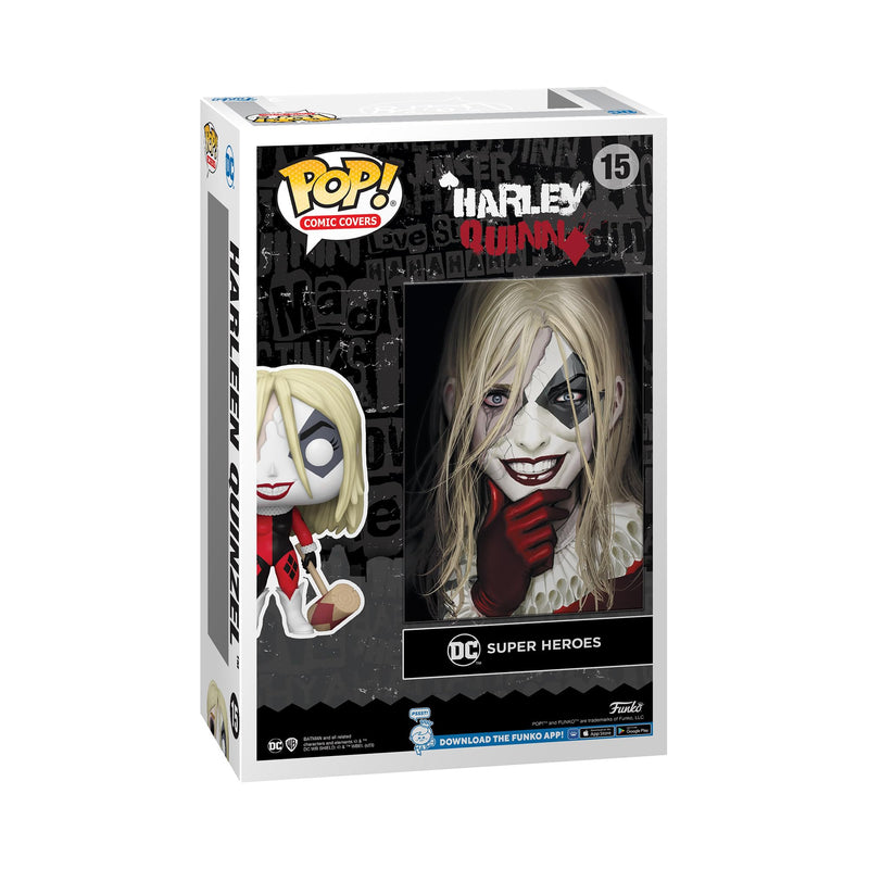 Funko Pop! Comic Cover: DC - Harleen Quinzel - Harley Quinn - DC Comics - Collectable Vinyl Figure - Gift Idea - Official Merchandise - Toys for Kids & Adults - Comic Books Fans