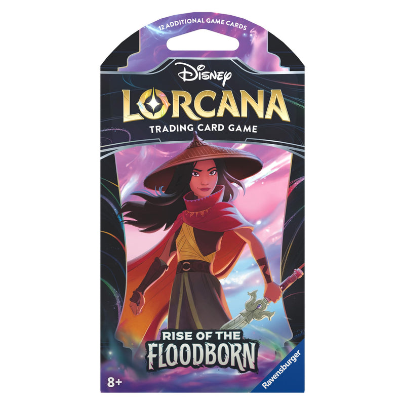 Ravensburger 11098247 Disney Lorcana Trading Cards Game for Adults and Kids 8 Years Up-Sleeved Booster (1 Individual Pack) -Set 2: Rise of The Floodborn, One Size