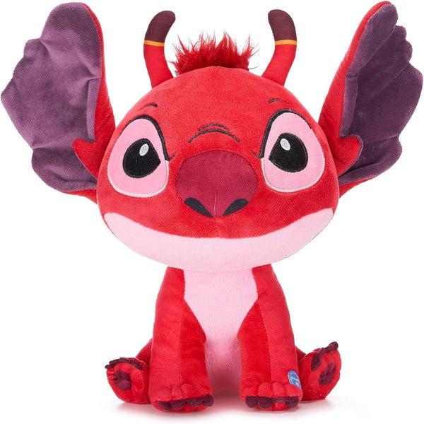 Disney Lilo & Stitch Plush Toy - LEROY Lil Bodz 20 cm with Sounds Hawaiian Music - Height 20 cm