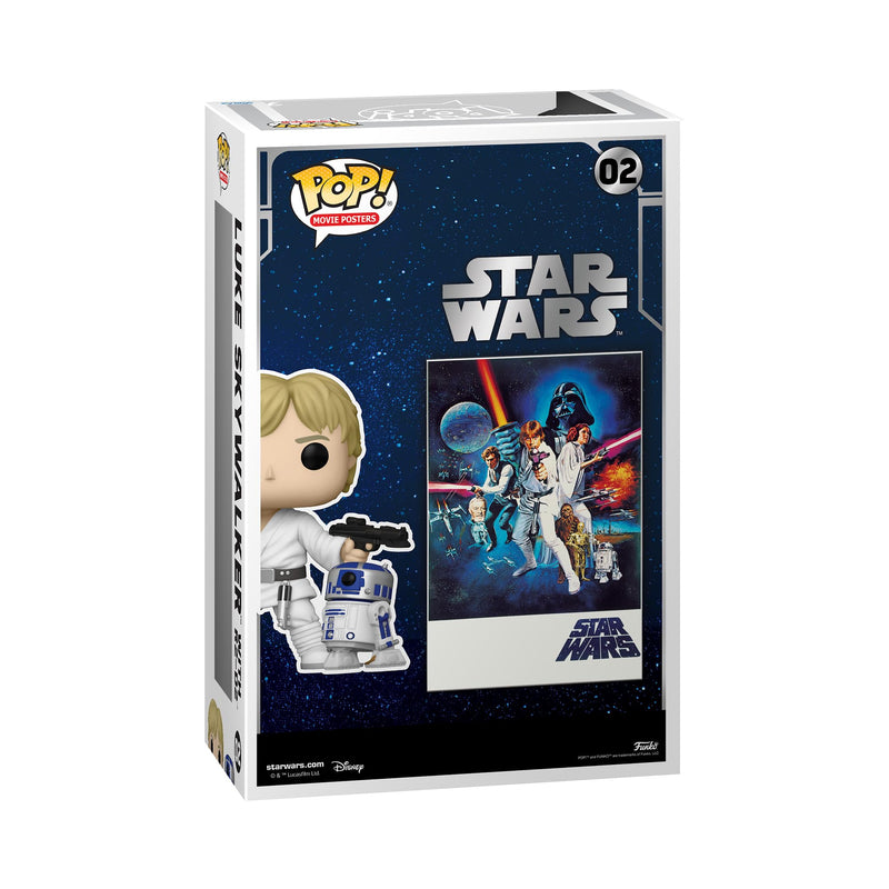 Funko POP! Movie Poster: SW - Luke Skywalker - A New Hope - Star Wars - Collectable Vinyl Figure - Gift Idea - Official Merchandise - Toys for Kids & Adults - Movies Fans