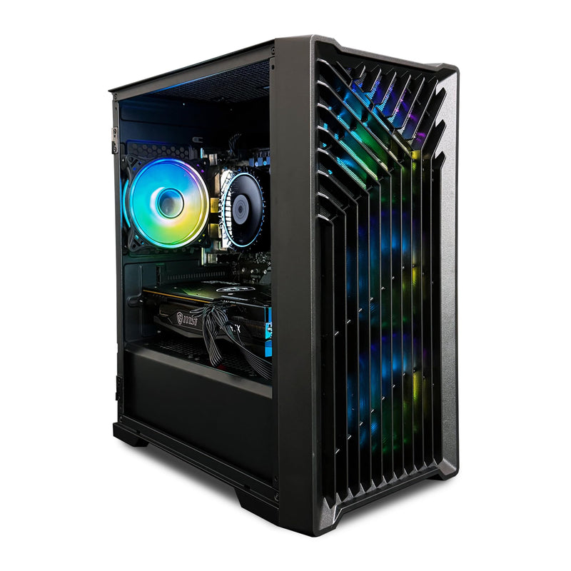 Fierce Gaming PC -Intel Core i5 11400F 2.6-4.4GHz, RTX 3060 12GB, 16GB RAM 3200MHz, 1TB M.2 NVME SSD, 650W PSU, Windows 11, RGB Gaming Case