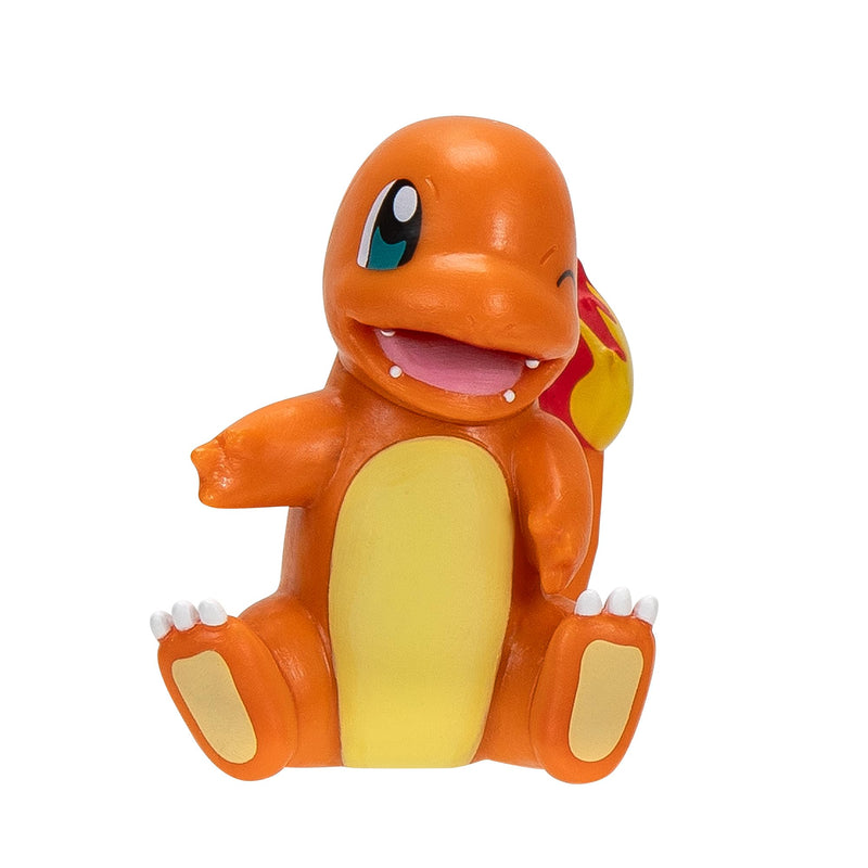 Pokémon Battle Figure First Partner 2 Pack - 2-Inch Charmander and Pikachu Battle Figures with Authentic Details