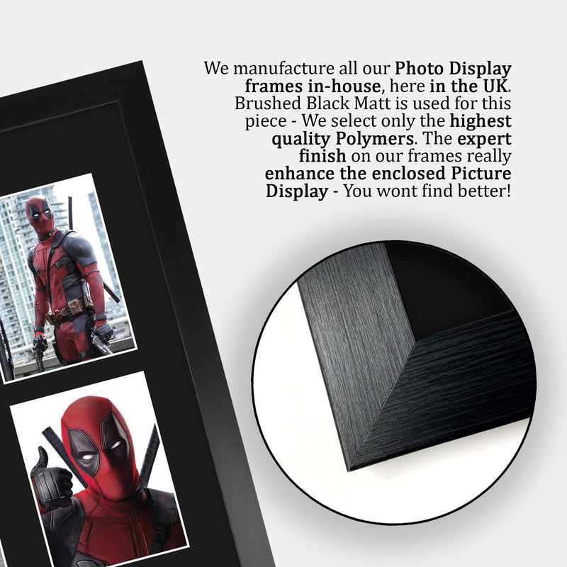 HWC Trading FR A3 Ryan Reynolds Deadpool Presents Printed Signed Autograph Picture for Movie Memorabilia Fans - A3 Framed