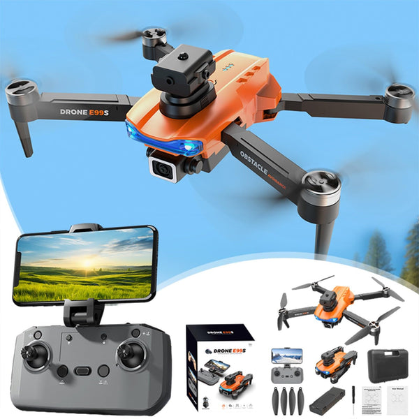 Brushless Motor Drone with Dual Camera for Adults Kids, 1080P HD Camera Foldable Drones, 2.4G WiFi FPV RC Quadcopter with Headless Mode, Follow Me, Drone Gift for Beginners Online Shopping