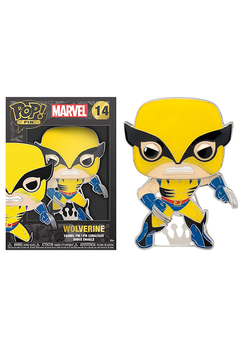 Funko Pop!Pins Marvel X-Men Wolverine with Chase (Styles May Vary)