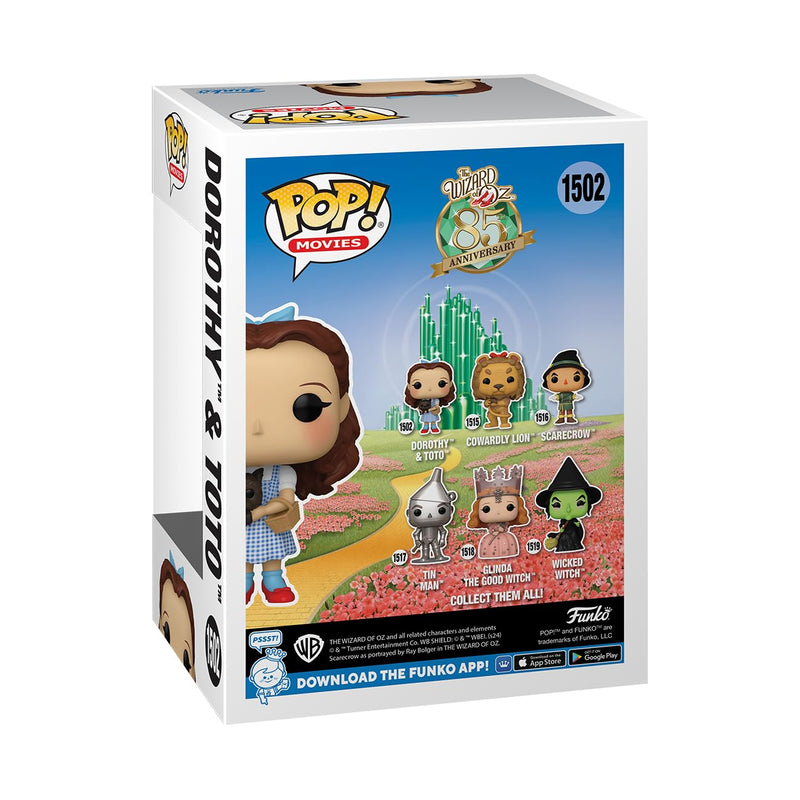 Funko POP! & Buddy: the Wizard Of Oz - Dorothy Gale With Toto - Collectable Vinyl Figure - Gift Idea - Official Merchandise - Toys for Kids & Adults - Movies Fans - Model Figure for Collectors