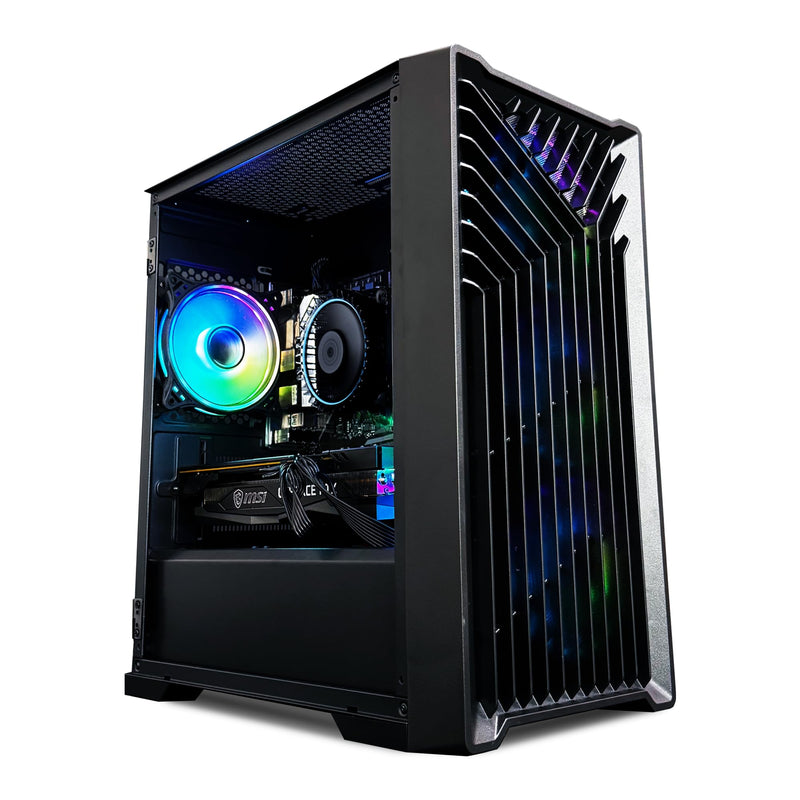 Fierce Gaming PC -Intel Core i5 11400F 2.6-4.4GHz, RTX 3060 12GB, 16GB RAM 3200MHz, 1TB M.2 NVME SSD, 650W PSU, Windows 11, RGB Gaming Case