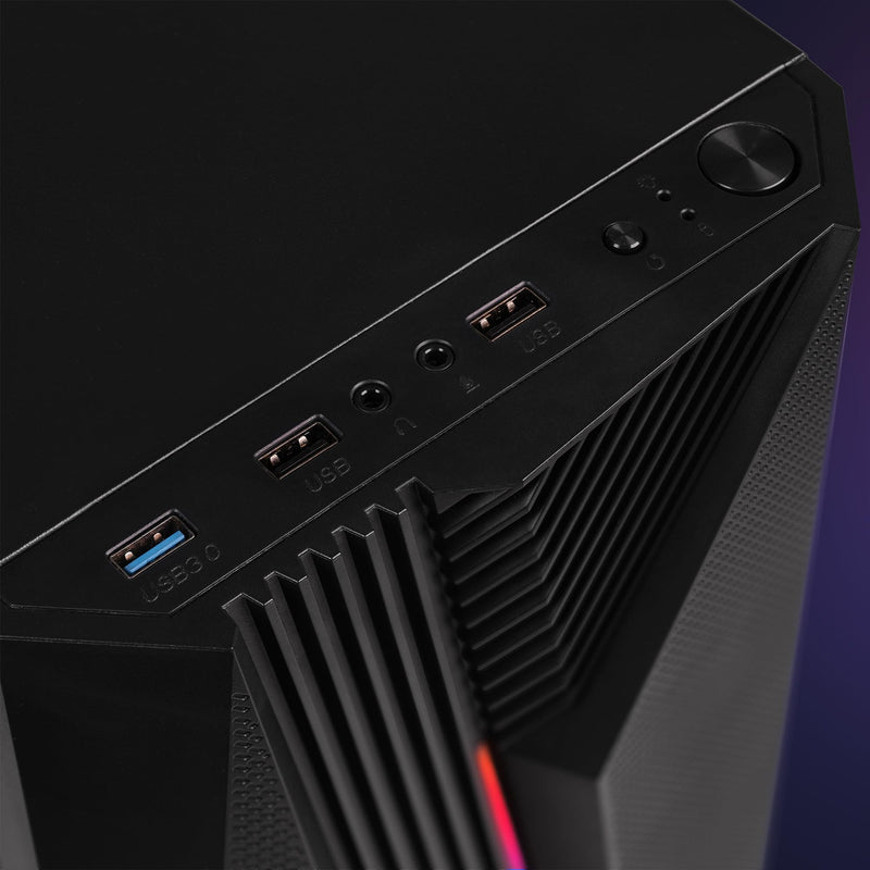 Vibox I-25 Gaming PC - Quad Core AMD Ryzen 3200G Processor - Radeon Vega 8 Graphics - 8GB RAM - 480GB SSD - Windows 11 - WiFi