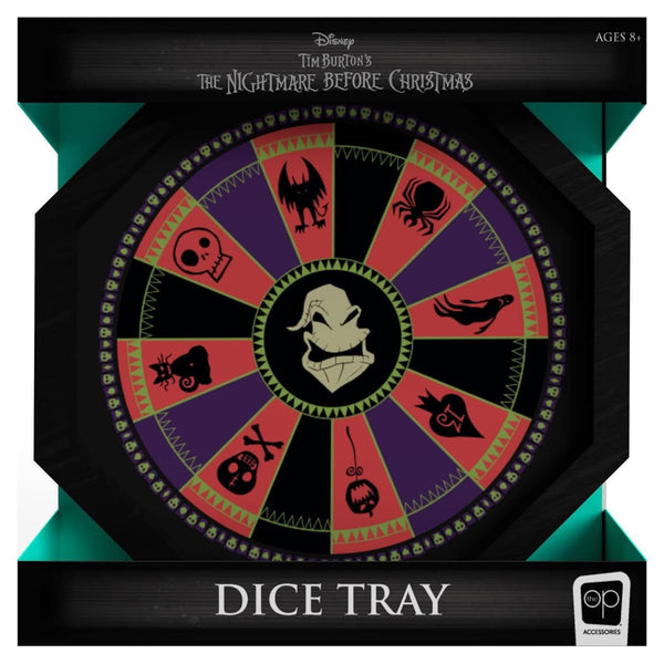 Nightmare Before Christmas Dice Tray | Oogie Boogie Roulette Wheel Collectible Dice Tray | Dice Rolling Tray for Dice Games - RPG, D&D, Table Games | Officially Licensed Disney Gift