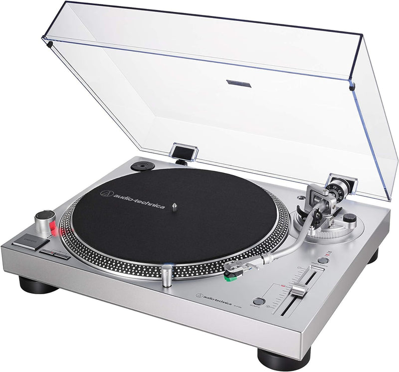 Audio-Technica LP120XUSBSV Manual Direct-Drive Turntable (Analogue & USB) Silver