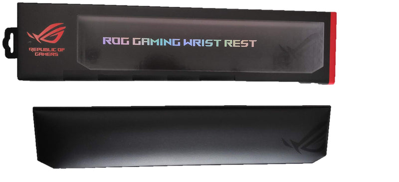 ASUS ROG Gaming Wrist Rest - Smooth Leatherette Surface with Foam Cushion Core For High-Level Comfort | Splash-Resistant | Durable Anti-Fray Edges | Non-Slip Feet | Compatible with Tenkeyless Keyboard