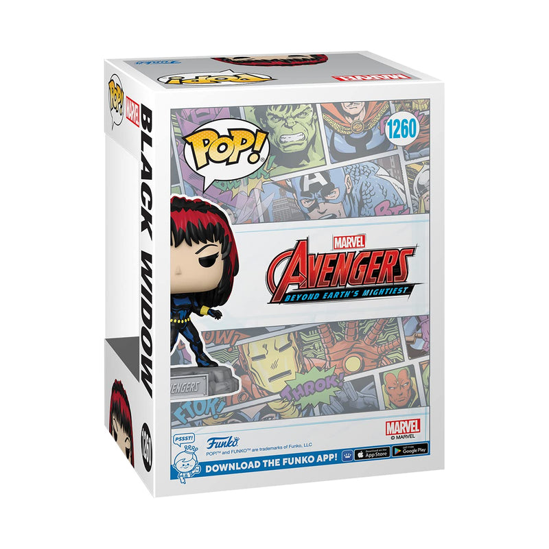 Funko Pop! Marvel: A60- Comic Black Widow With Enamel Pin - Marvel Comics - Amazon Exclusive - Collectable Vinyl Figure - Gift Idea - Official Merchandise - Toys for Kids & Adults