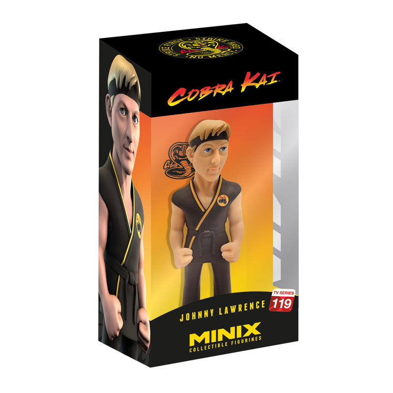 MINIX Bandai Johnny Lawrence Model | Collectable Johnny Lawrence Figure From The Cobra Kai TV Series | Bandai Cobra Kai Toys Range | Collect Your Favourite Cobra Kai Figures