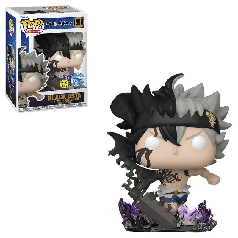 Funko Black Clover Black Asta Glow-in-The-Dark Pop! Vinyl Figure