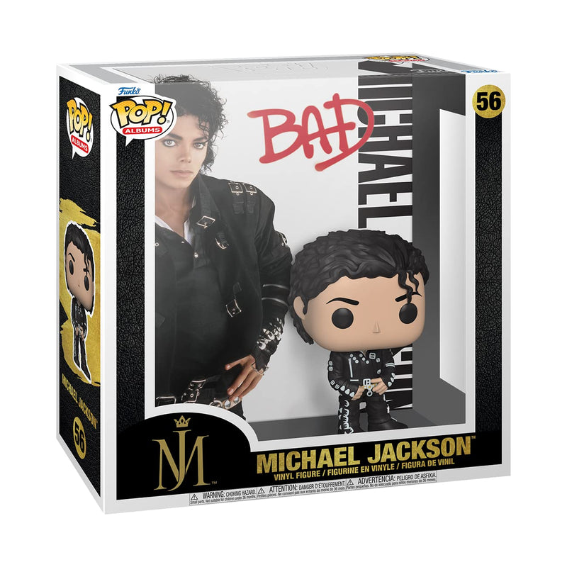 Funko Pop! Albums: Michael Jackson - Bad - Music - Collectable Vinyl Figure - Gift Idea - Official Merchandise - Toys for Kids & Adults - Music Fans - Model Figure for Collectors and Display