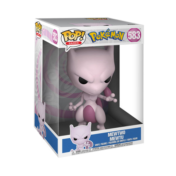 Funko POP! Jumbo: Pokemon - Mewtwo - Collectable Vinyl Figure - Gift Idea - Official Merchandise - Toys for Kids & Adults - Video Games Fans - Model Figure for Collectors and Display