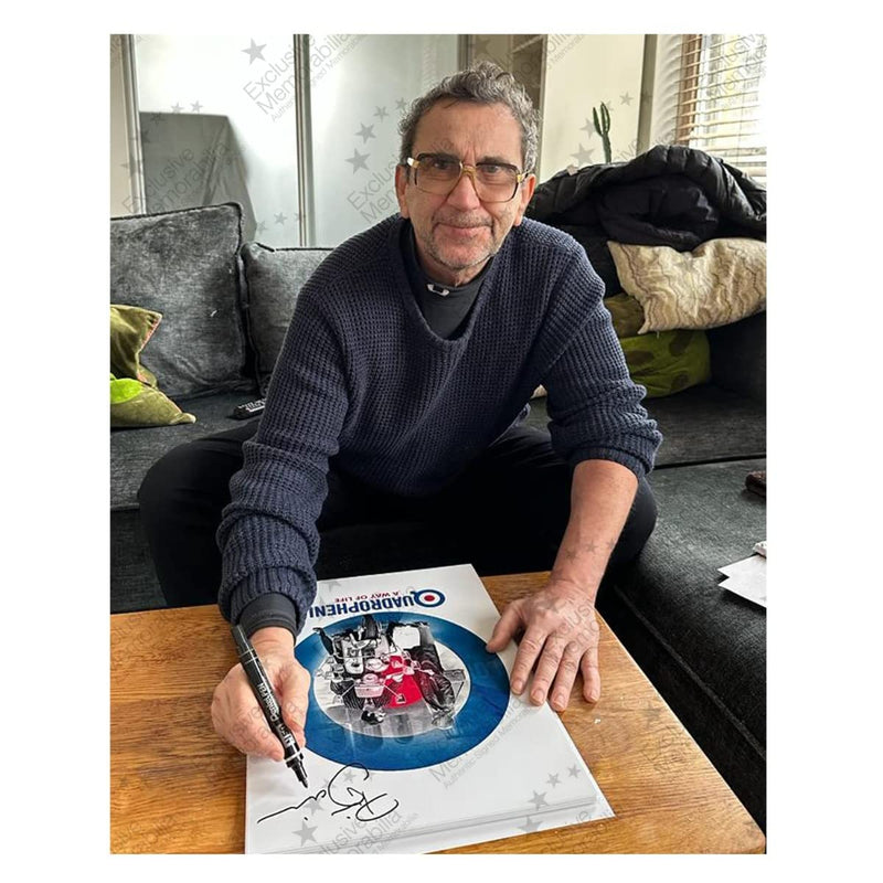 Exclusive Memorabilia Phil Daniels And Leslie Ash Signed Quadrophenia Film Poster. Deluxe Frame