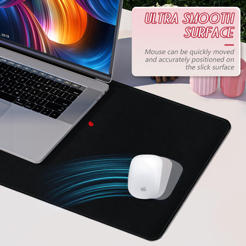 YUWLDD Mouse Pad Gaming Large Desk Pad (31.5 x 11.8 x0.12 inch) Washable Large Mouse Mat, Japanese Mouse Pad with Anti-Slip Rubber Base, Extended Mouse Pad for Office & Home.