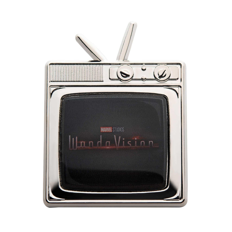 WANDA VISION TELEVISION LOGO PIN, Officially Licensed Original Marvel Studios & Disney+ TELEVISION LOGO Enamel Lapel Pin