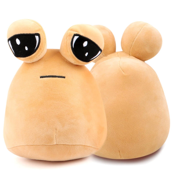 GWAWG Alien Pou Plush Toy My Pet Alien Plush Toy Alien Plushie Stuffed Cute Animal Doll Animal Stuffing Plushies Doll Game Toy for Girl Boy Children's Gift 8.6 inches