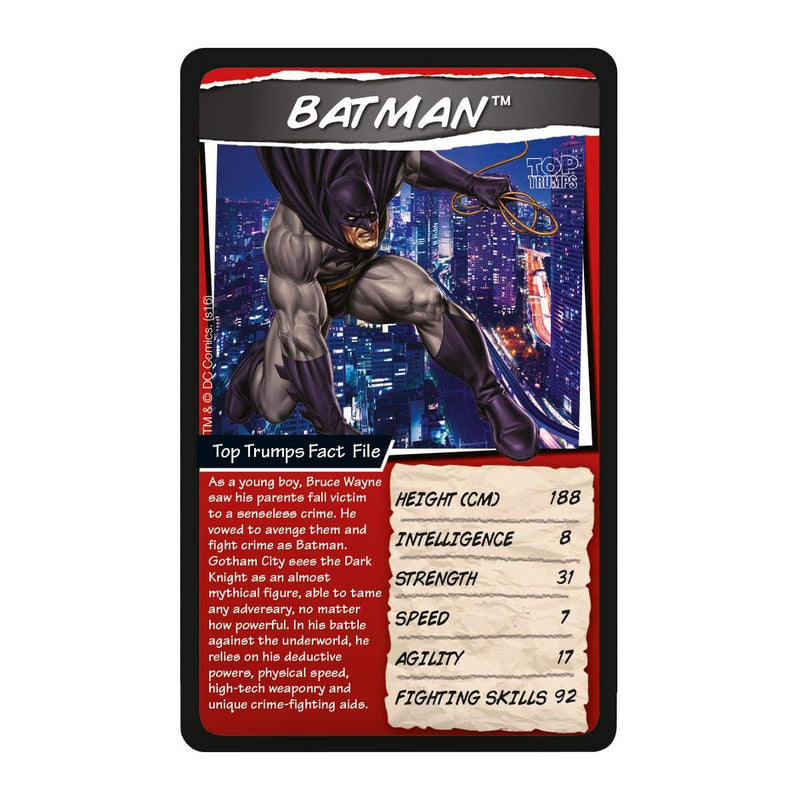 DC Comics Top Trumps Card Game ( Random Supply)