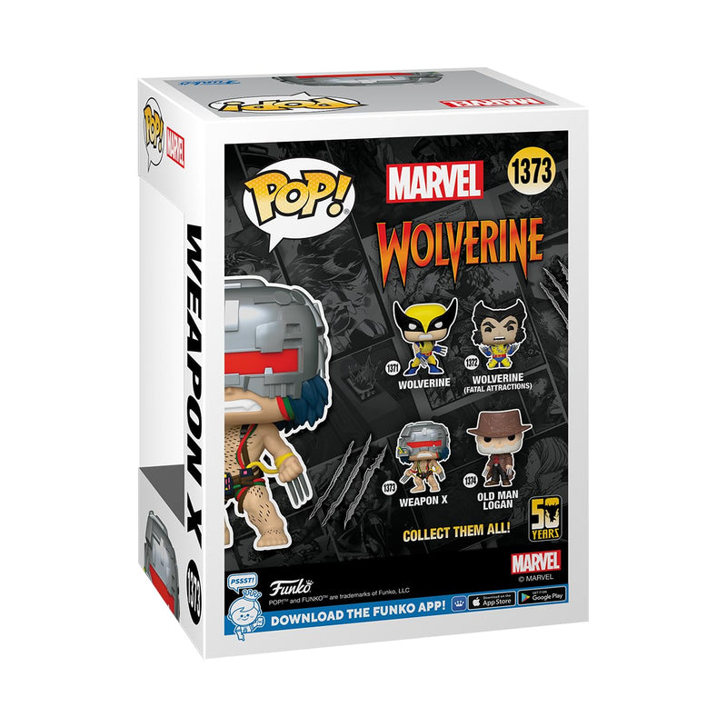 Funko POP! Marvel: Wolverine 50th – Ultimate Weapon X - X-Men - Collectable Vinyl Figure - Gift Idea - Official Merchandise - Toys for Kids & Adults - Comic Books Fans - Model Figure for Collectors