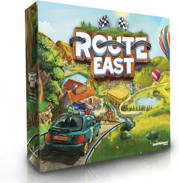 Route East | Adventure Strategy Board Game for Adults and Families | Race from Istanbul to Shanghai | 32 Stunning Attractions | Ages 11+ | 2-5 players | 60-90 Minutes